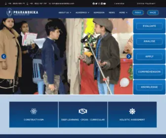 Prarambhika.com(Cbse school in patna) Screenshot