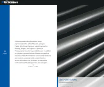 Prarfg.com(Performance Roofing Associates Home) Screenshot