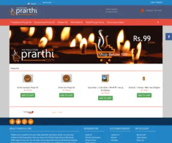 Prarthi.com(The Pooja Store) Screenshot