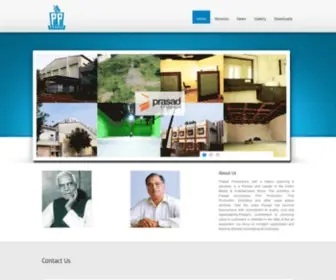Prasadproductions.com(A leader in digital post production Welcome to Prasad Production) Screenshot