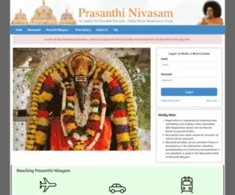 Prasanthinilayam.in(Prasanthi Nilayam) Screenshot