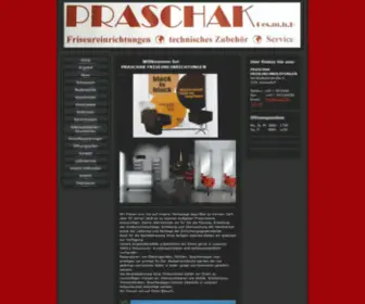 Praschak-Wien.at(PRASCHAK FRISEUREINRICHTUNGEN) Screenshot