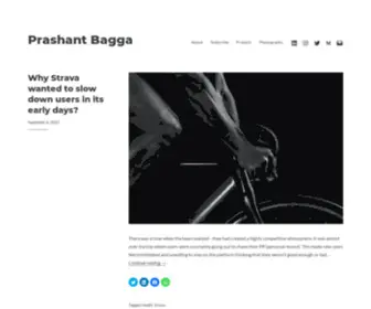 Prashantbagga.com(Prashant Bagga) Screenshot