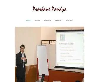 Prashantpandya.com(Prashant Pandya's Web Page) Screenshot
