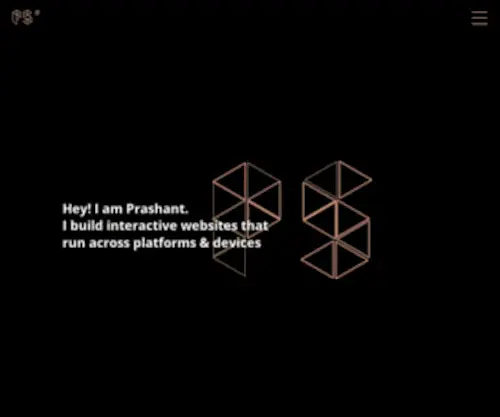 Prashantsani.com(Front-End Website Developer) Screenshot