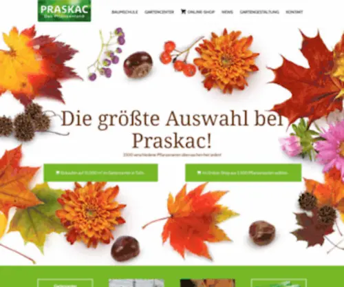 Praskac.at(Das Pflanzenland) Screenshot