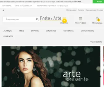 Prataearte.com.br(Prata e Arte) Screenshot