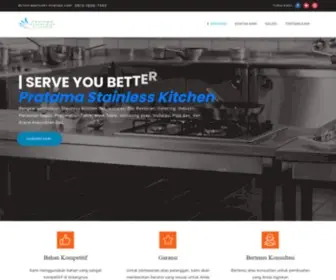 Pratama-Stainless-Kitchen.com(Workshop Stainless Kitchen) Screenshot