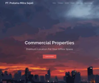 Pratamamitra.co.id(PT. Pratama Mitra Sejati Company Profile) Screenshot