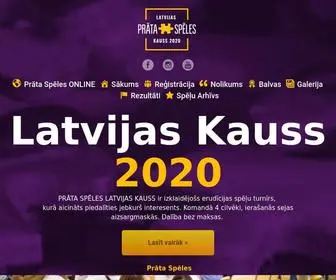 Prataspeles.lv(Prāta Spēles Latvijas Kauss) Screenshot