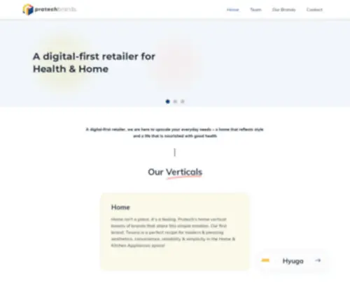 Pratechbrands.com(Digital First Retailer For Health & Home) Screenshot
