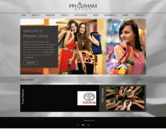 Prathaminfratech.in(Pratham Group) Screenshot