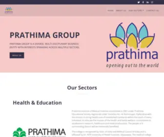 Prathimagroup.net(Prathima Group) Screenshot