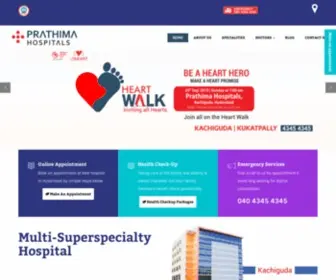 Prathimahospitals.com(Prathima Hospitals) Screenshot
