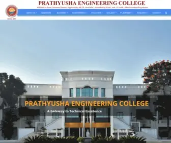 Prathyusha.edu.in(Top Engineering college in Tamilnadu) Screenshot