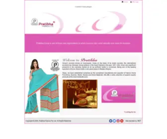 Pratibhafabrics.com(Pratibha Group) Screenshot