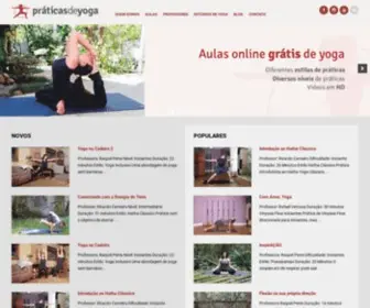 Praticasdeyoga.com.br(Práticas de Yoga) Screenshot