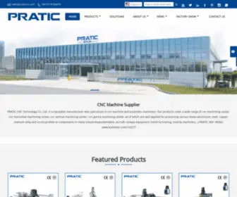Praticcnc.net(PRATIC CNC Technology Co) Screenshot