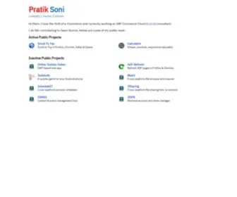 Pratikabu.com(Pratik Soni) Screenshot