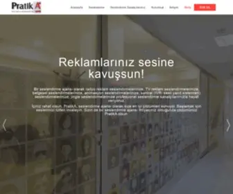 Pratikajans.com(PratikA Reklam ve Prodüksiyon Ajansı) Screenshot