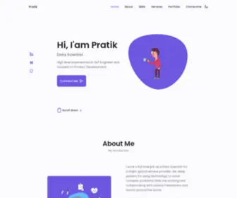 Pratikdani.com(Pratik Dani) Screenshot