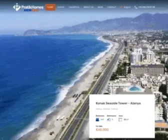 Pratikemlak.com.tr(Pratik Real Estate Homes Sale & Rent) Screenshot