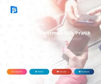 Pratiksosyal.com(Markanızı Büyütmek Çok Pratik) Screenshot