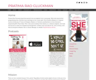 Pratimagluckman.com(Pratima Gluckman) Screenshot