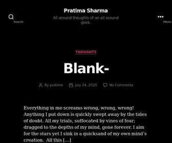 Pratimasharma.com.np(All around thoughts of an all around geek) Screenshot