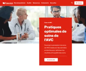 Pratiquesoptimalesavc.ca(Fondation des maladies du cœur et de l’AVC du Canada) Screenshot