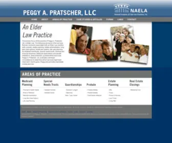 Pratscherlaw.com(The Elder Law Practice of Peggy Pratscher) Screenshot