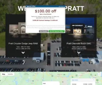 Prattcars.com(Home) Screenshot