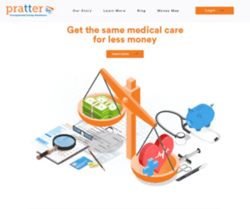 Pratter.us(Search & Compare Medical Costs) Screenshot