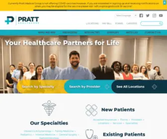 Pratthealthcare.com(Pratt Healthcare in Fredericksburg VA) Screenshot