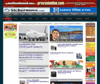 Pravasionline.com(Malayalam News Portal) Screenshot