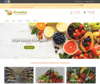 Praveka.in(Praveka Online Store) Screenshot