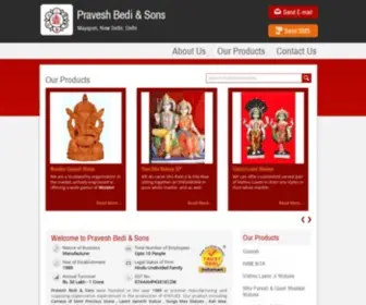 Praveshbedisons.com(Pravesh Bedi & Sons) Screenshot