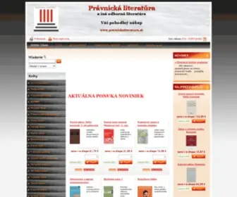 Pravnickaliteratura.sk(Právnická) Screenshot