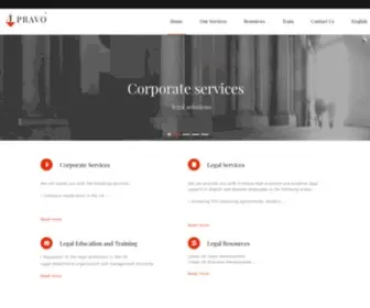 Pravo.com(Legal Services in the UK) Screenshot