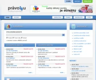 Pravo4U.cz(Služby) Screenshot