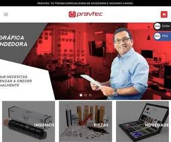 Pravtec.com.pe(Soluciones integrales) Screenshot