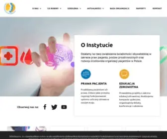 PrawapacJenta.eu(Instytut Praw Pacjenta i Edukacji Zdrowotnej) Screenshot