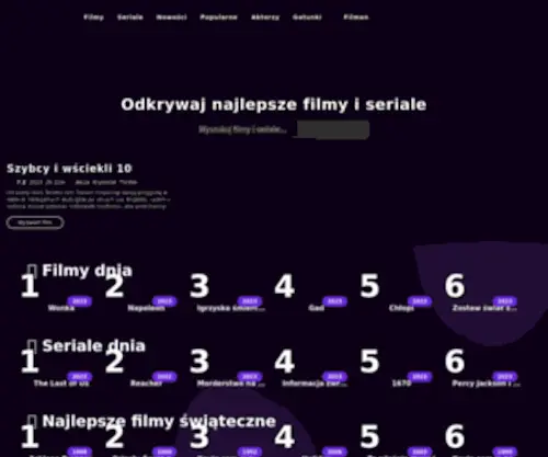 Prawdziwefilmy.pl(Prawdziwe filmy) Screenshot