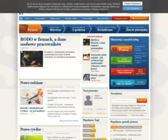 Prawnik-Online.eu(PORADY PRAWNE ONLINE) Screenshot