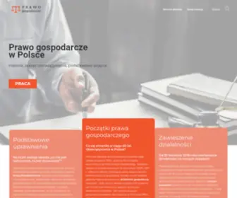 Prawo.org.pl(Prawo gospodarcze) Screenshot