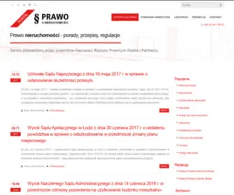 Prawoanieruchomosci.pl(Radca prawny) Screenshot