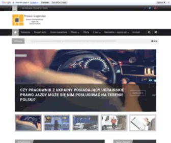 Prawoilogistyka.pl(Prawo transportowe) Screenshot