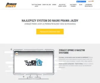 Prawojazdy.com.pl(Testy na Prawo Jazdy 2020 i Kursy online) Screenshot