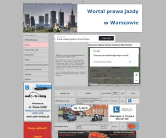Prawojazdywarszawa.pl(Prawo jazdy Warszawa) Screenshot
