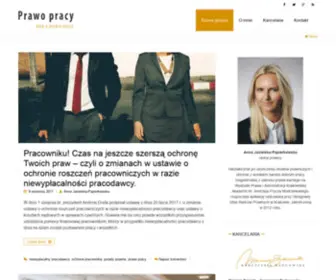 Prawopracykrakow.pl(Prawo pracy Kraków) Screenshot